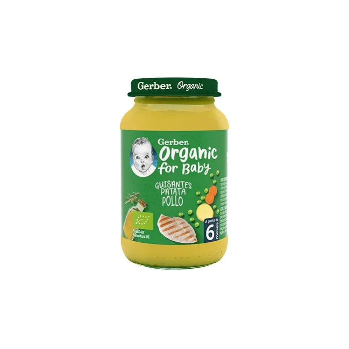 Gerber Organic Piselli-Patate-Pollo 1PZ 190g