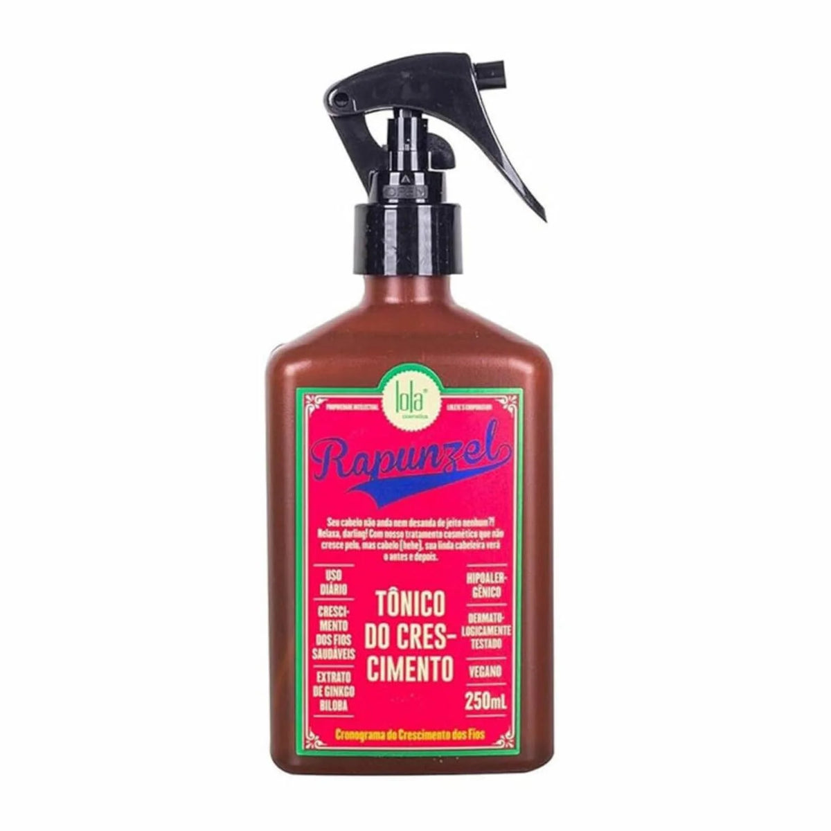 Lola Cosmetics Rapunzel Lotion Capillaire Croissance Anti-chute 250ml