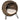 Maison pour chat en rotin avec coussin, panier pour chat, niche pour chat avec pieds surélevés, marron, Ø 52 x