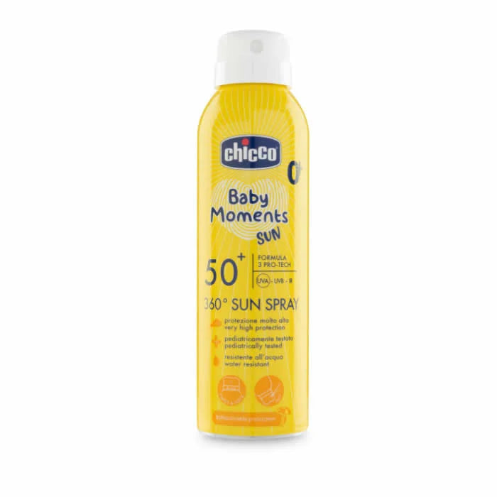 Spray Solaire Chicco Baby Moments 360 SPF50+ 0+ 150ml