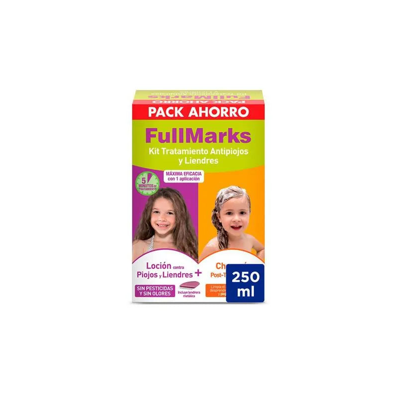 Fullmarks Anti-Lice Kit Lotion 100ml Shampoo 150ml
