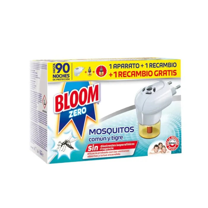 Bloom Zero Mosquitoes 1 Elettroemanatore + 2 Ricariche