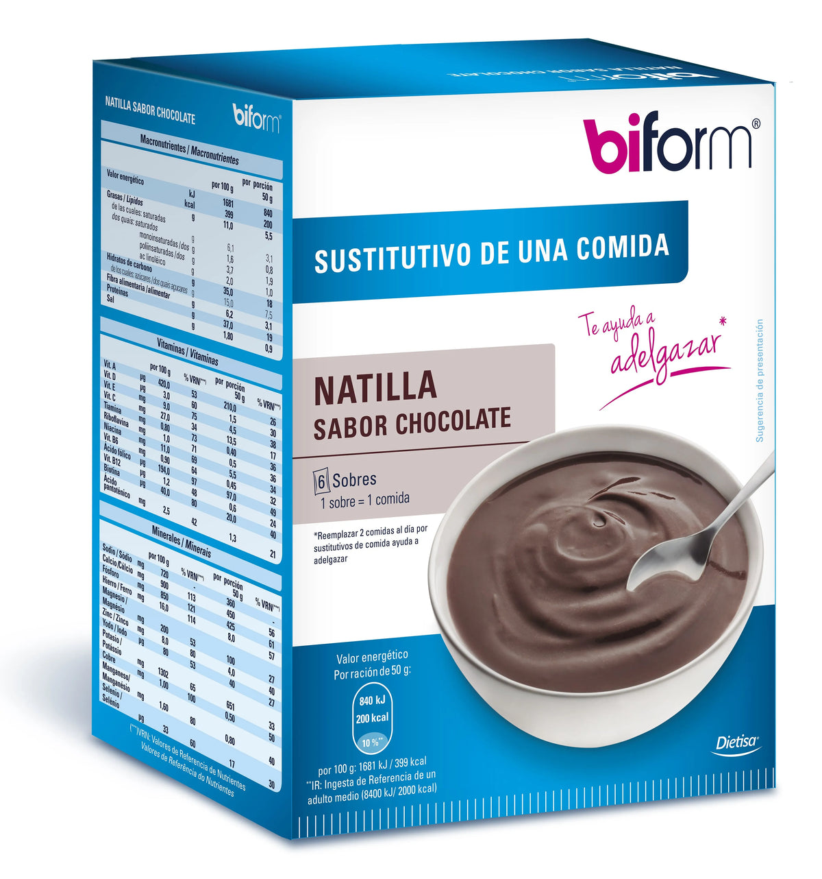 Biform Crème dessert chocolat 6 sachets