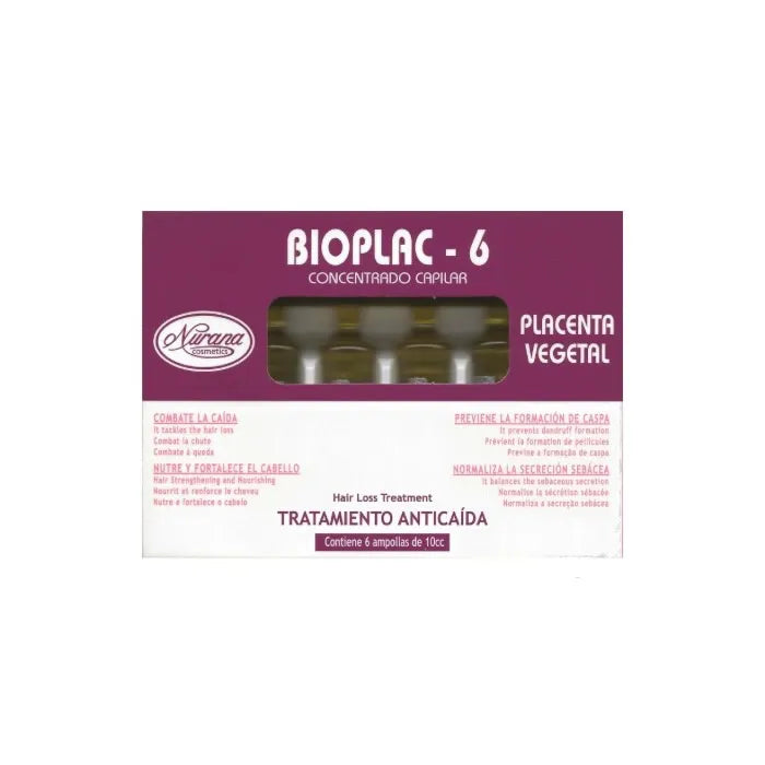 Nurana Bioplac-6 ampuller til behandling af hårtab 6x10ml