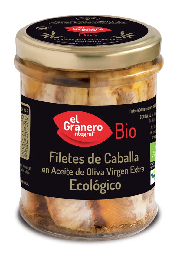 Granero Organic Mackerel Fillets 195g