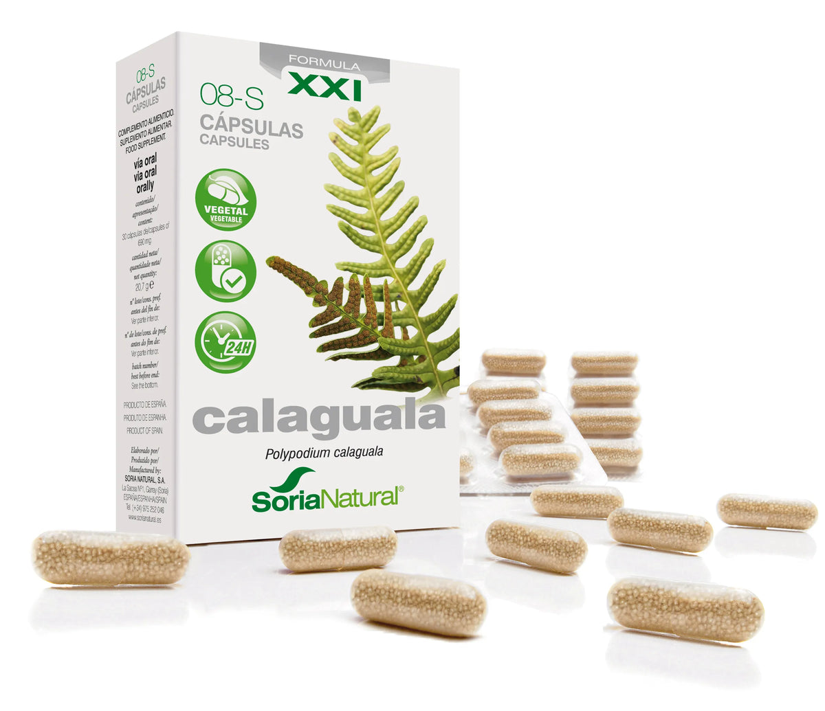 Soria 8-S Calaguala 310 mg 30 gélules à libération prolongée