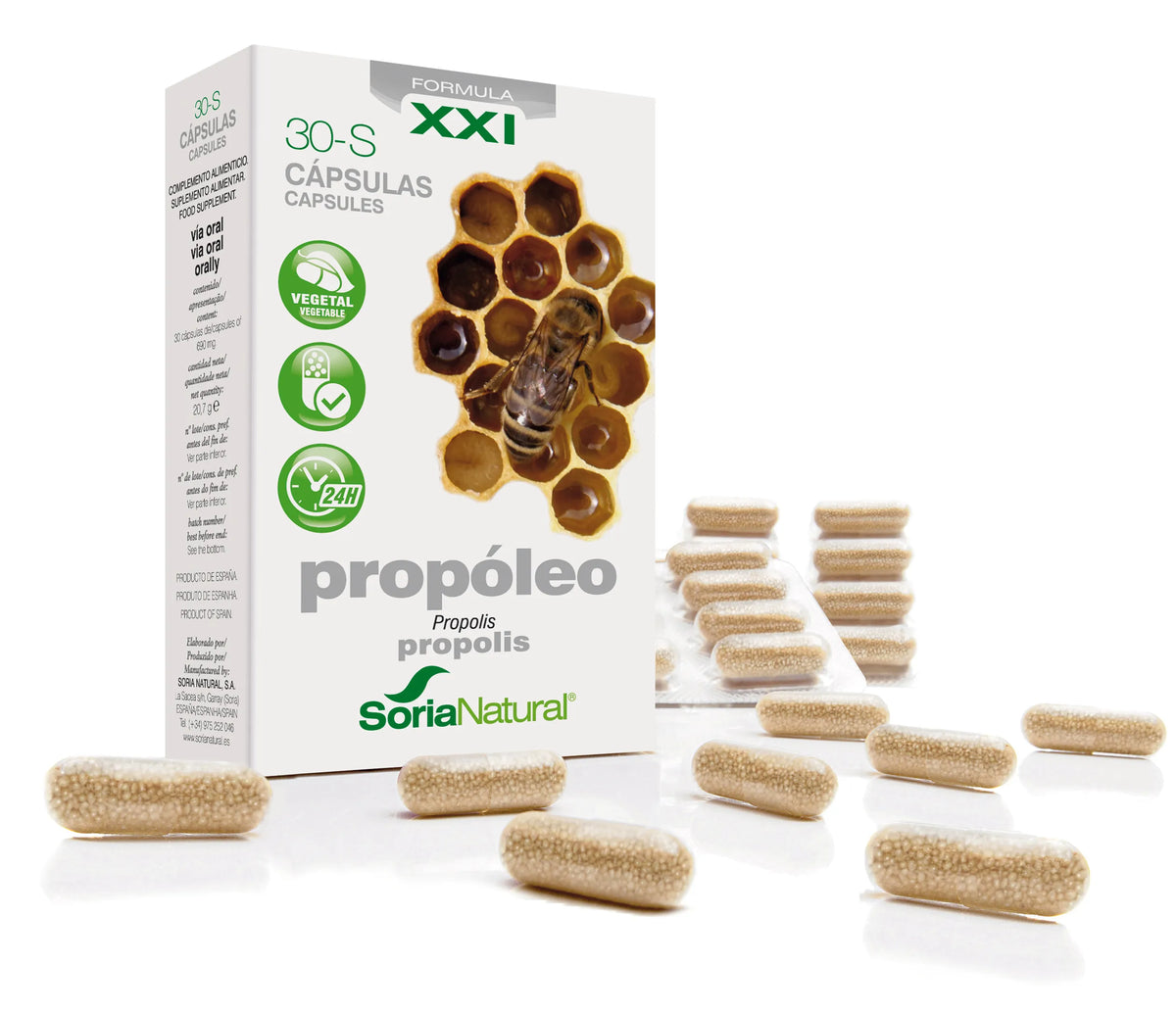 Soria 30 gélules Propolis libération prolongée