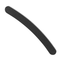 Eurostil Nagels Gewatteerde Gebogen Vijl 175mm Zwart Pak van 12 stuks