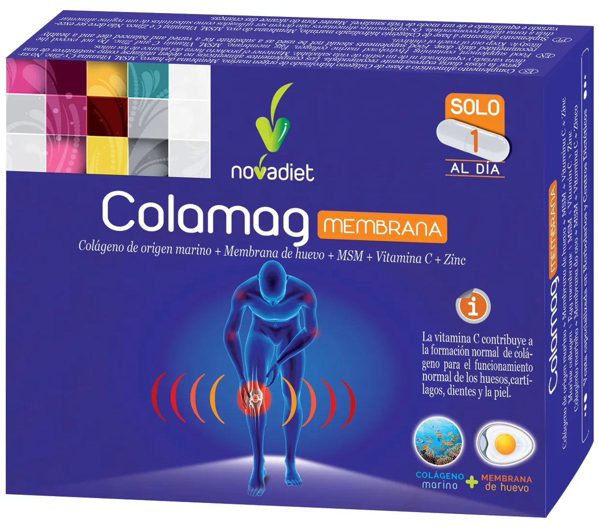 Novadiet Colamag Membrana 30 kapsler