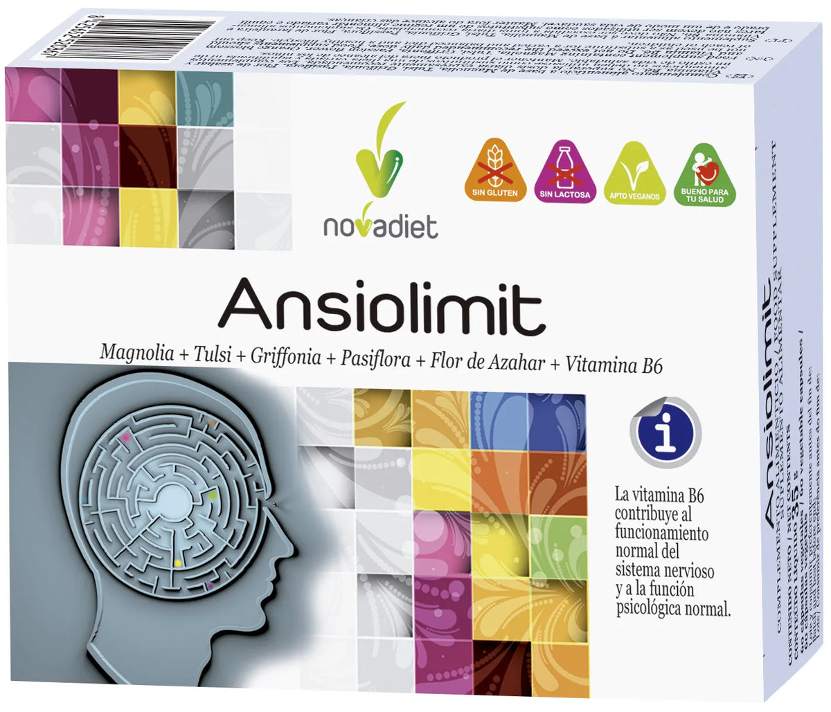 Novadiet Ansiolimit 60 kapsler