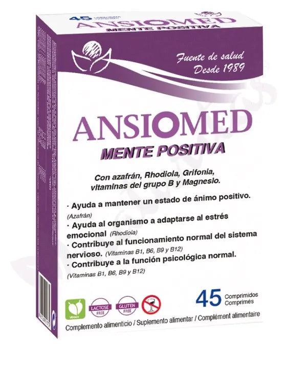 Bioserum Ansiomed Positivt Sind 45 Tabletter