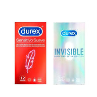 Durex Duplo Sensitive Blød + Usynlig