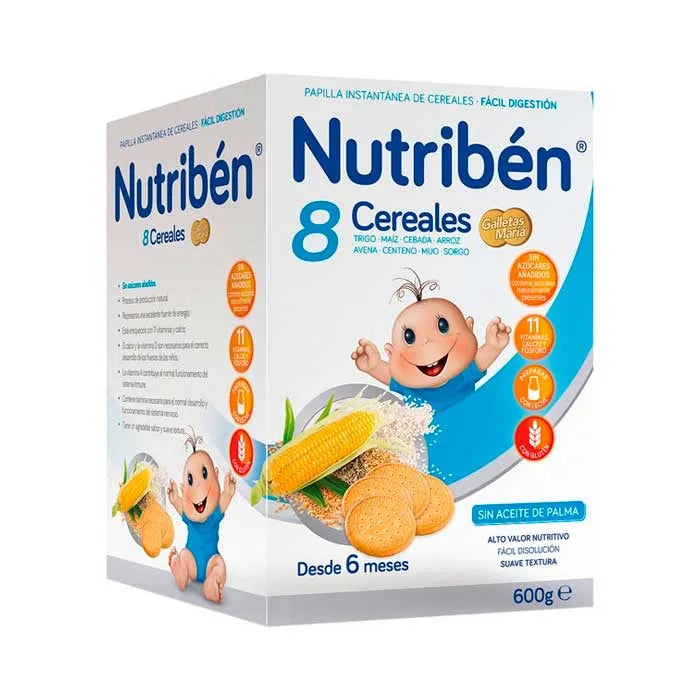 Nutribén 8 Cerealer Maria Kiks 600g
