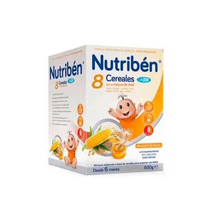 Nutribén 8 korn med honning og kalcium 600g
