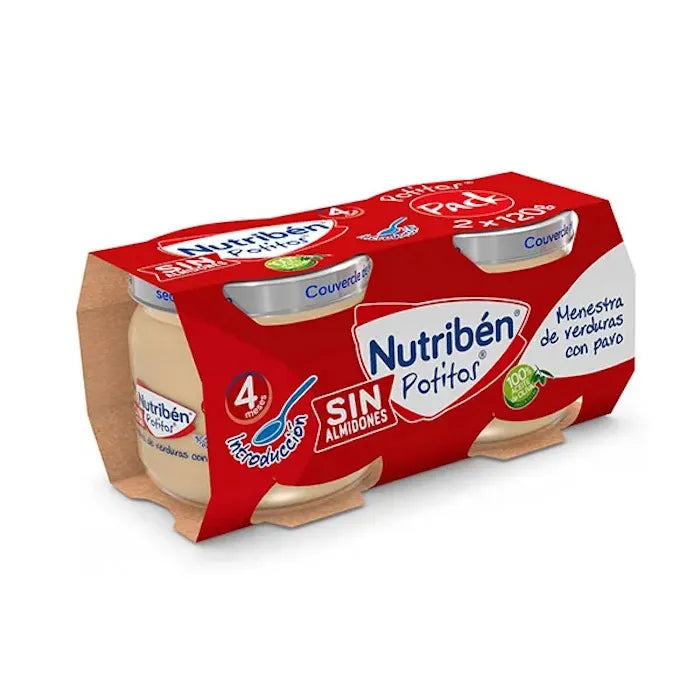 Nutriben Bipack Introduktion Grøntsager med Kalkun 120g