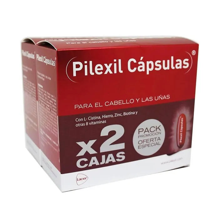 Pilexil Hår- og neglekapsler 2x100 stk