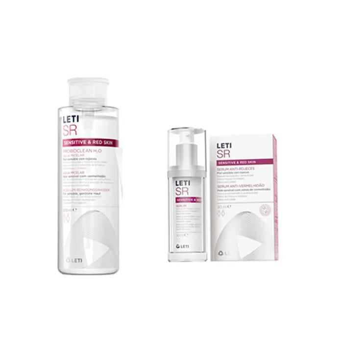 Leti SR Anti-Redness Micellar Water 500ml + Anti-Redness Serum 30ml 2-Piece Set