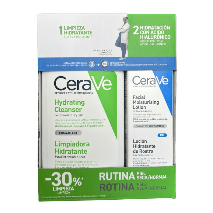 Nettoyant Hydratant CeraVe 473 ml, lot de 2 articles
