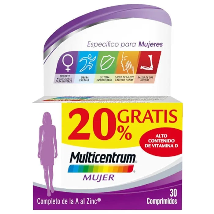 Multicentrum Donna 30 compresse +20% omaggio