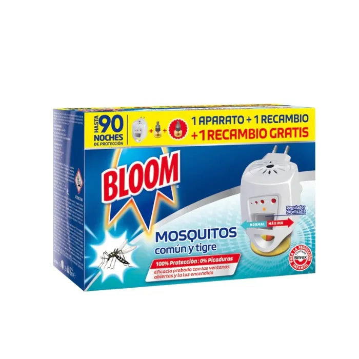 Bloom Zero Zanzare 1 Diffusore Elettrico + 2 Ricariche