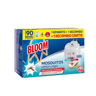 Bloom Zero Moustiques 1 Appareil Électrique + 2 Recharges