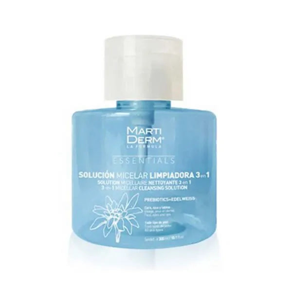 Martiderm Essentials 3-in-1 Micellar Cleansing Solution Prebiotics Edelweiss 300ml