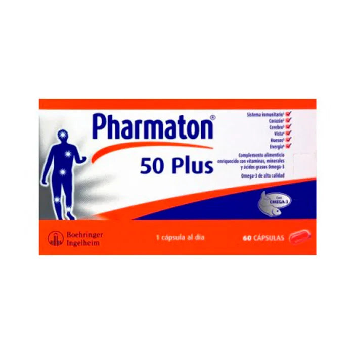 Pharmaton 50Plus 30 gélules
