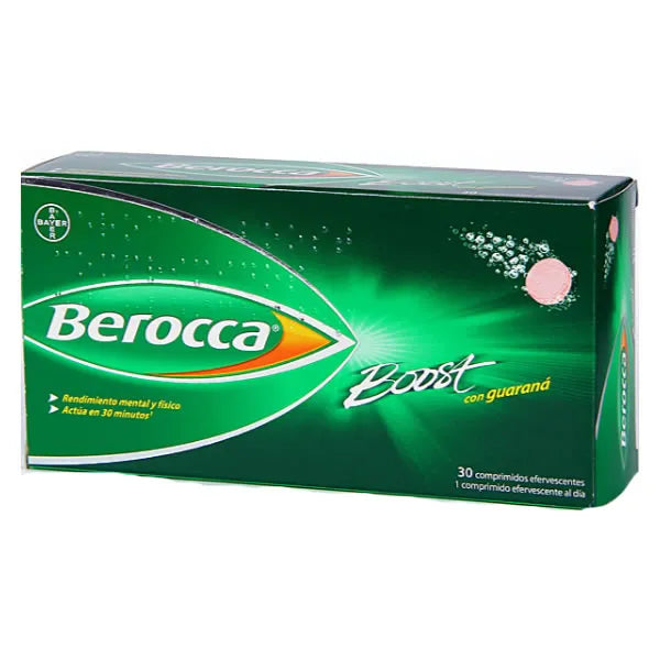 Berocca Boost 30 comprimés effervescents Guarana