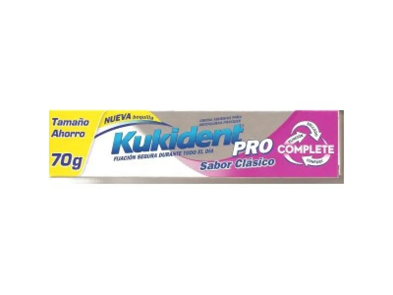 Kukident Pro Complete Denture Adhesive Cream Classic Flavor 70g