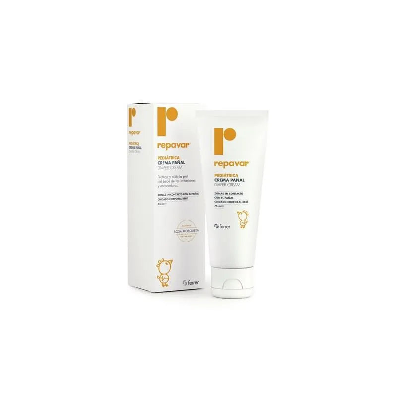 Crème pour le change bébé Repavar 75ml