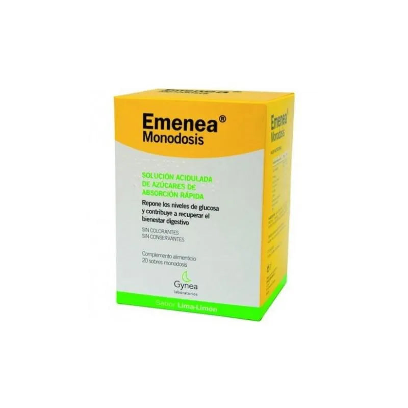 Gynea Emenea 20 monodoser á 10 ml med smag af lime og citron