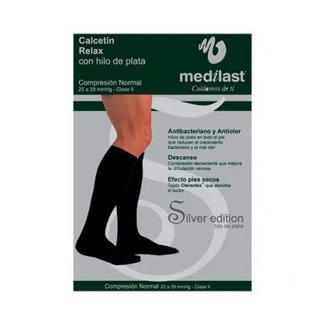 Calcetín Medilast Relax Con Silver Talla XL