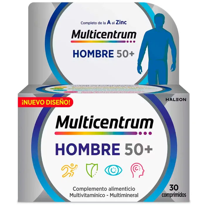 Multicentrum Homme 50+ 30 comprimés