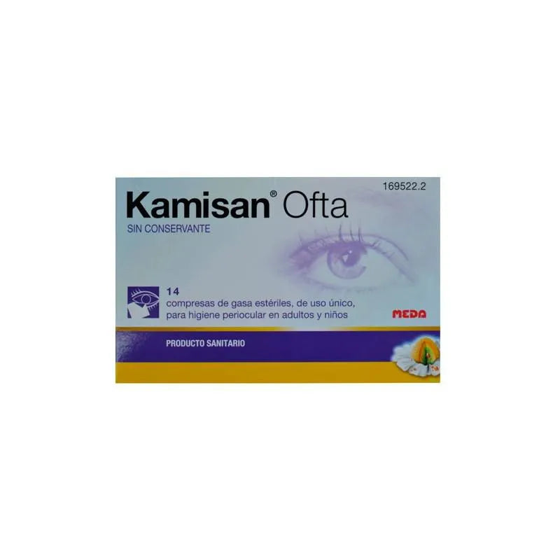 Kamisan Ofta Gaze Ophtalmique Stérile 14 unités