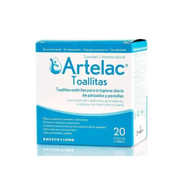 Artelac Sterile Eyelid Wipes 20 Units