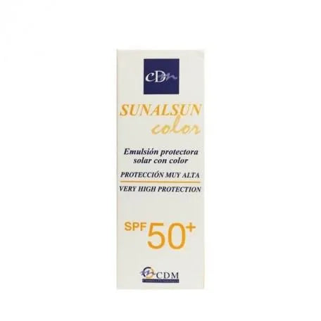 Sunalsun Zeer Hoge Bescherming 50 Gekleurd 50ml Cdm