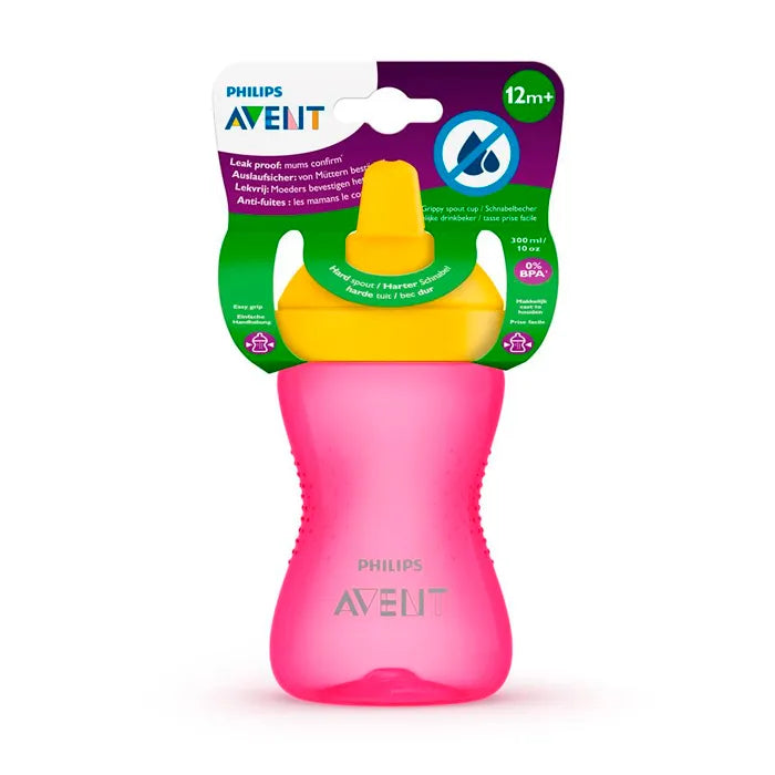 Avent Hard Spout Cup Pink +12 Months 300ml