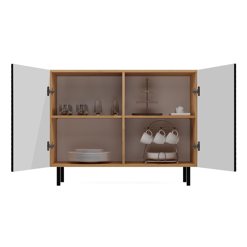 Kommode KAMA 2D ARTISAN SCHWARZ – Produktabbildung 3