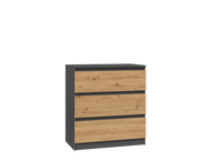 Kommode Malwa M3 ANTHRAZIT ARTISAN