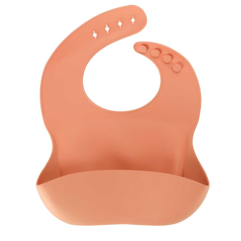 IKONKA Silikon Tischbesteck für Baby 4er Set orange Teddybär