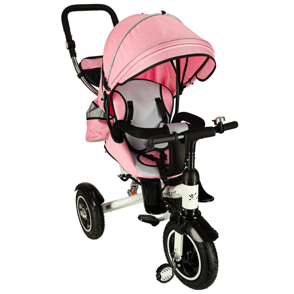 Trike Fix V3 Dreirad 3in1 Kinderwagen Fahrrad 360 schwenkbar Freilauf rosa