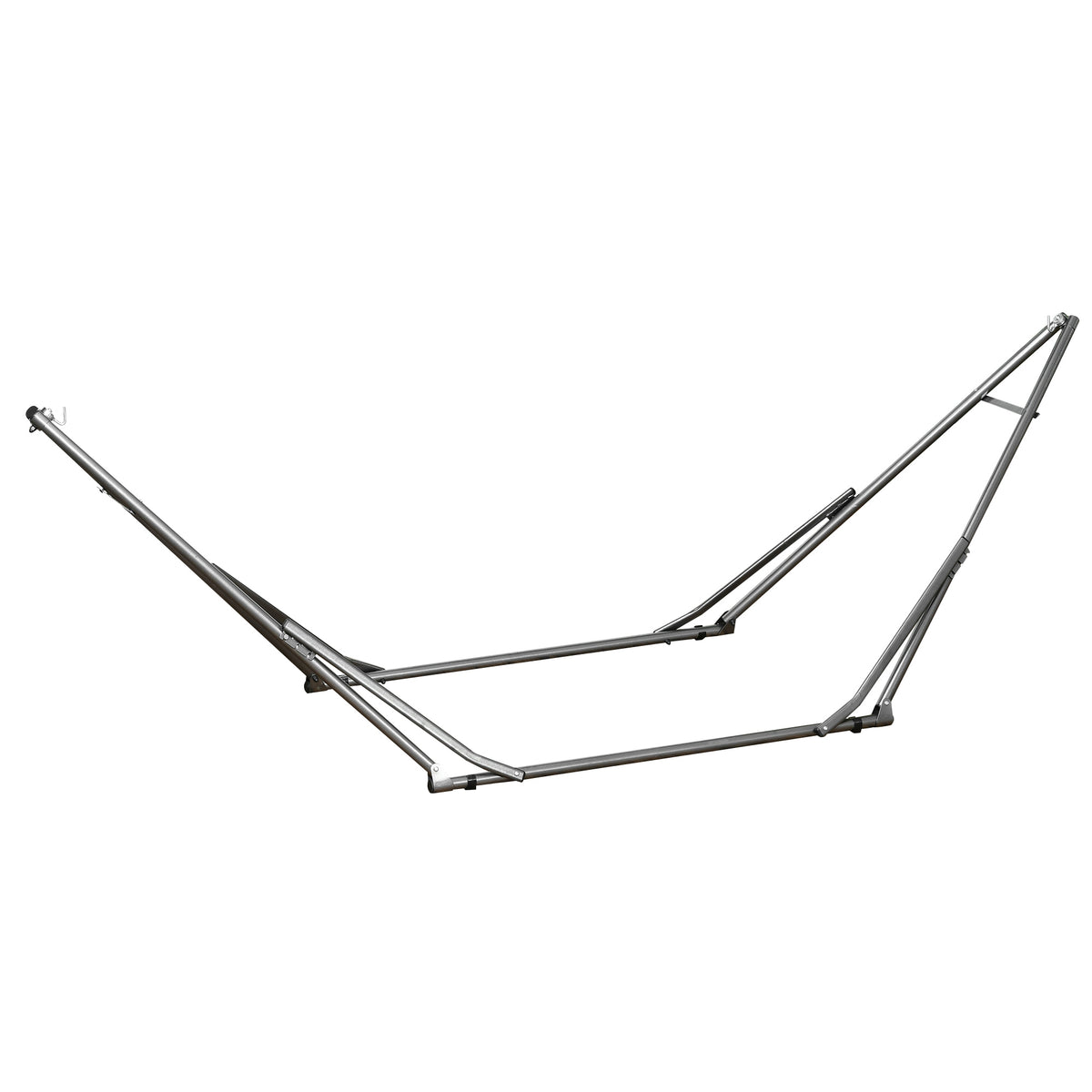 Outsunny 2-in-1 Hängemattenständer, wetterbeständig, Hängesesselständer Wäscheständer, 290 cm x 92 cm x 88