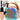 IKONKA Karaoke-Set 2 Mikrofone + tragbarer Lautsprecher BLUETOOTH USB LED