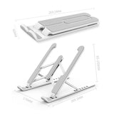 Klappbarer Laptopständer - weiß – Produktabbildung 6